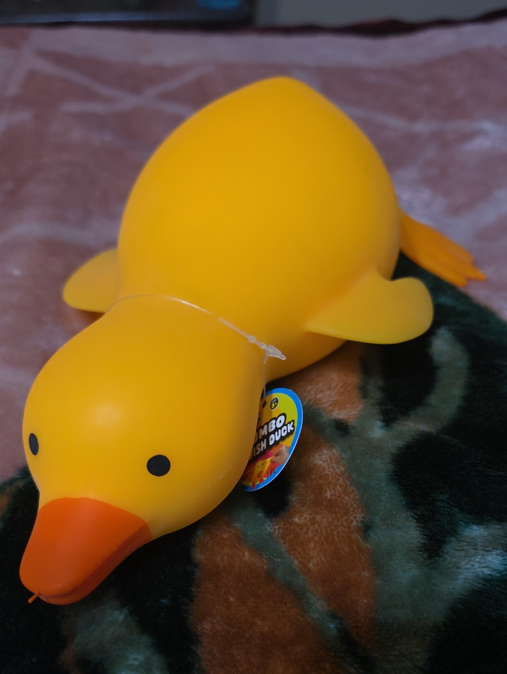 Yellow Jumbo Squishy Bath Duck Toy - Kids Puzzles & Games